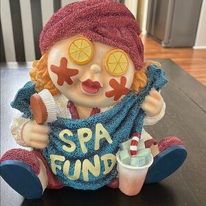 Spa Fund Piggy Bank -Multicolor